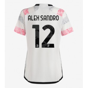 Juventus Alex Sandro #12 Bortatröja Dam 2023-24 Kortärmad